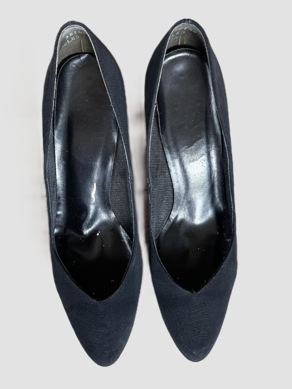 Black Pointed‑Toe Heels Size 5
